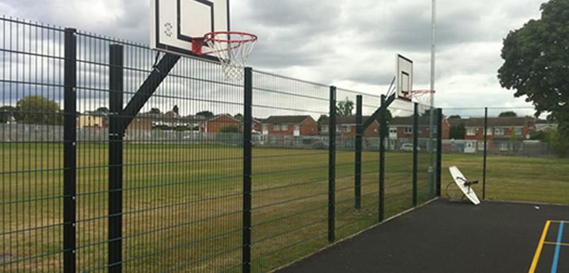 sports fencing for basketball courts